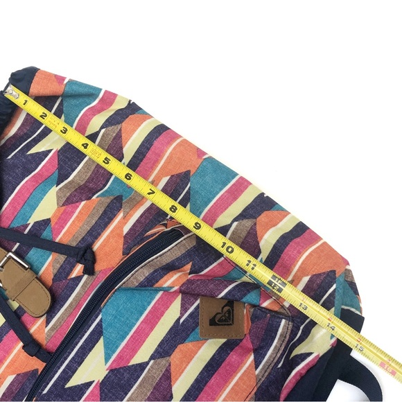 Roxy Multicolor Abstract Large Bookbag Backpack - Picture 7 of 14